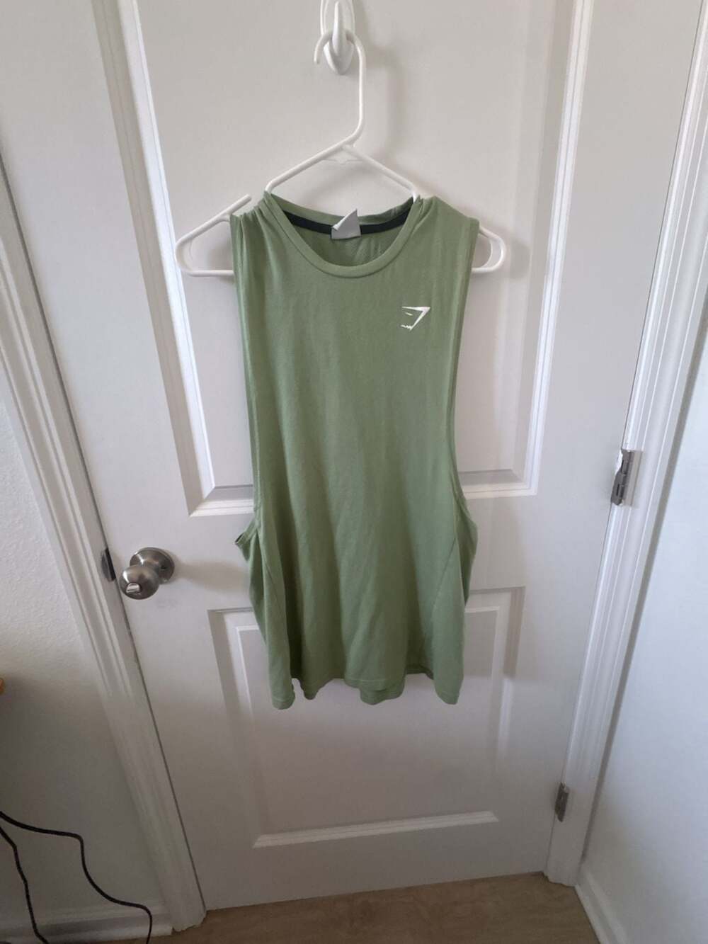 Gymshark Arrival Sleeveless Tee Core Olive Green Medium M